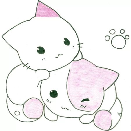 Котик эскиз