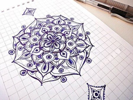 Рисование по клеточкам ручкой