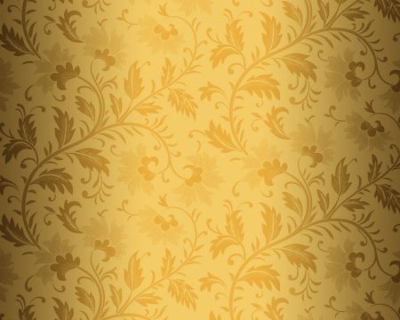 Коричневая ткань с золотом