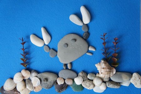 Поделки из камней с моря