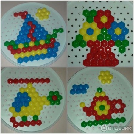 Схемы для крупной мозаики для детей