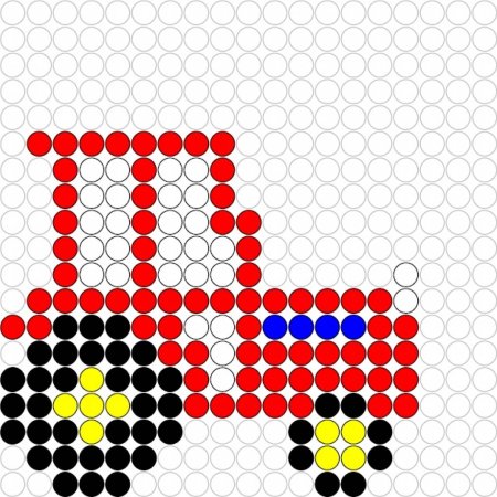 Узоры из мозаики детской