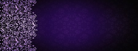 Фиолетовые узоры
