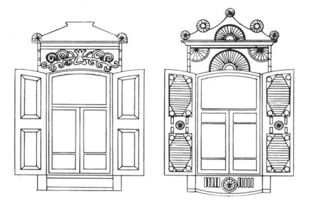 Раскрашенные ставни