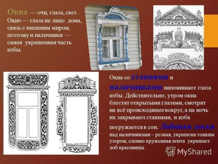 Орнамент на ставнях окон