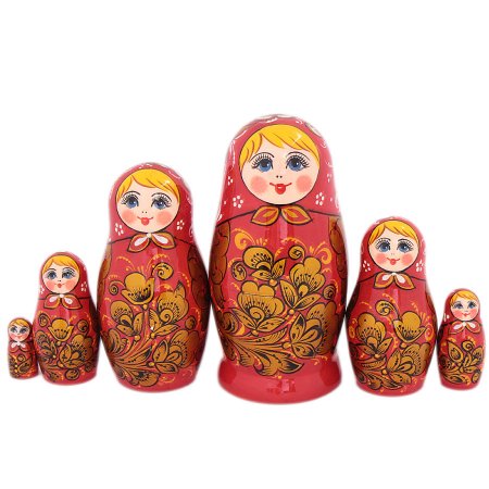 Хохломская роспись Матрешка