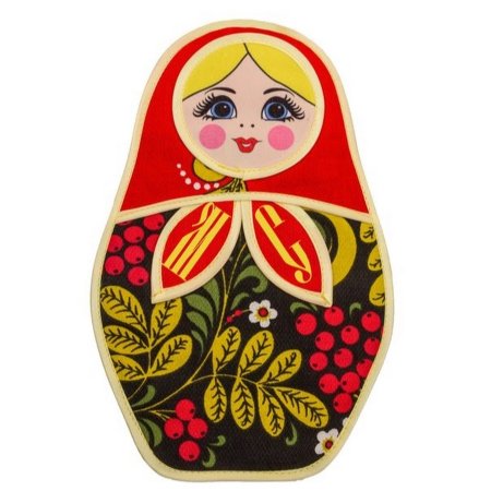 Матрешка Гжельская роспись