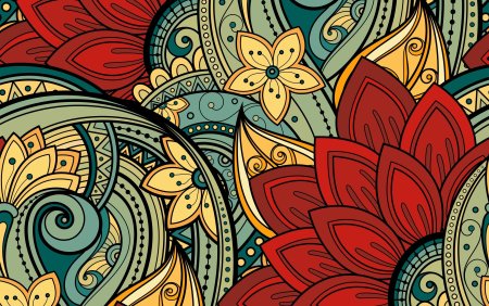 Стилизованные цветы