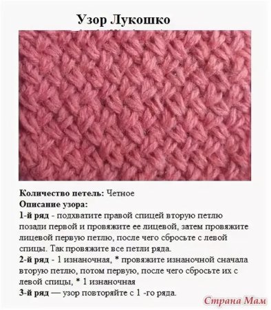 Узор паркет спицами