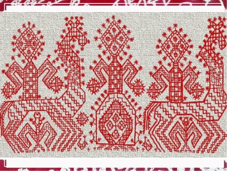 Вепсы Карелия орнамент