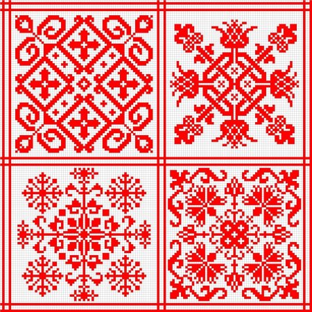 Хохломская роспись на а4