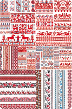 Хохломская роспись вектор