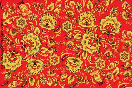 Русские народные росписи Хохломская