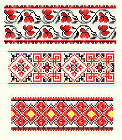 Великорусские узоры из коллекции Далматова