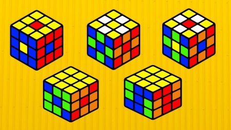 Узоры на кубике Рубика 3х3