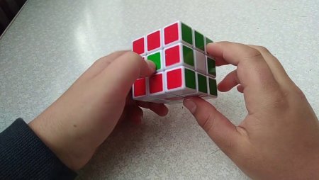 Узор точки на кубике Рубика 3х3