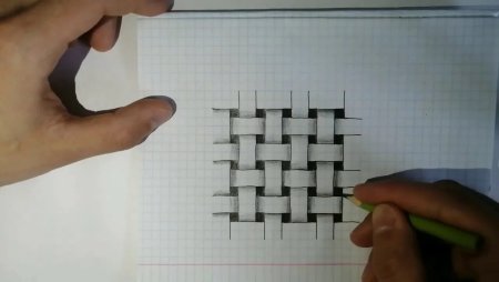 Рисование по клеточкам 3д
