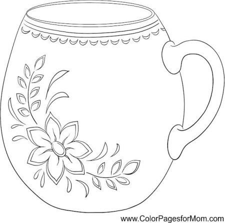 Чайный сервиз рисунок