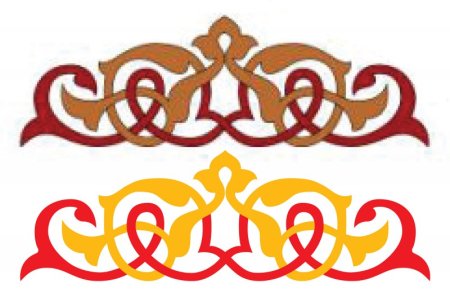 Торт с осетинским орнаментом