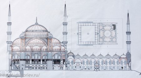 Каллиграфия в стамбульских мечетях