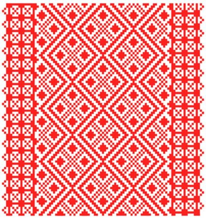 Славянский орнамент засеянное поле