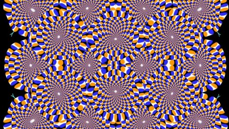 Иллюзия из кругов соты