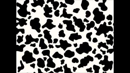 Принт коровы