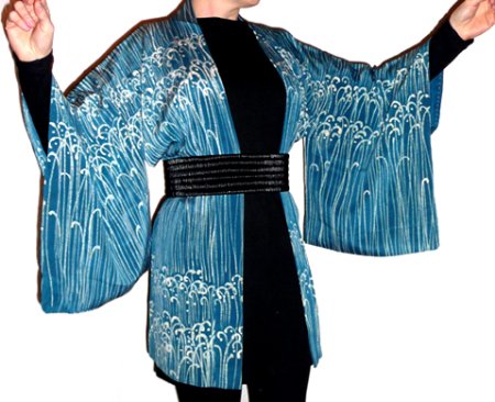 Синее хаори