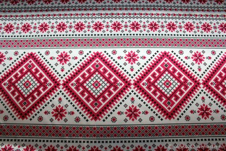 Ткани с русскими узорами