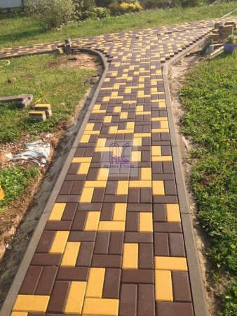 Варианты укладки тротуарной плитки