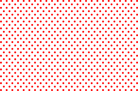 Красный фон в белый горошек