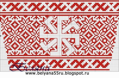 Славянская обережная вышивка Макошь