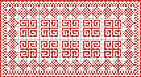 Богиня Макошь крестиком