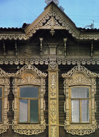 Деревянное зодчество Томск фасад