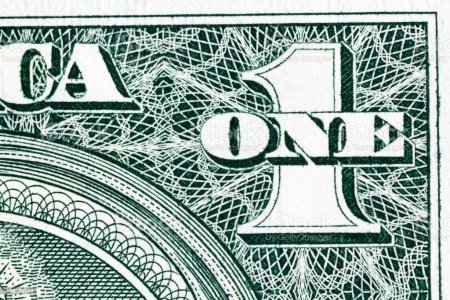 Орнамент долларовой купюры