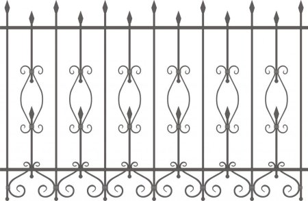 Забор ажурный металлический