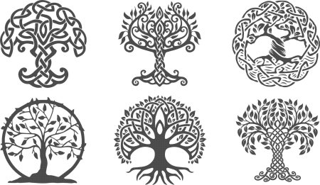 Celtic Tree of Life вектор