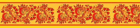 Русский орнамент в полосе