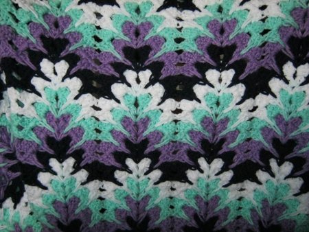 Шикарный двухцветный узор