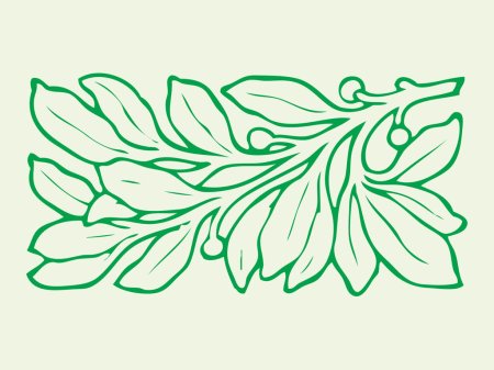 Листья Графика