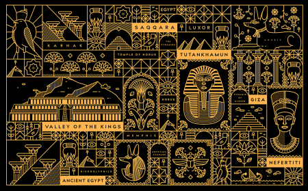 Egypt ornaments for Kids