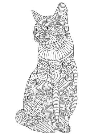 Кошка узор
