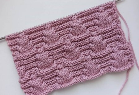 Узор с поворотными рядами