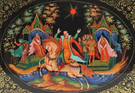 Палехская лаковая миниатюра
