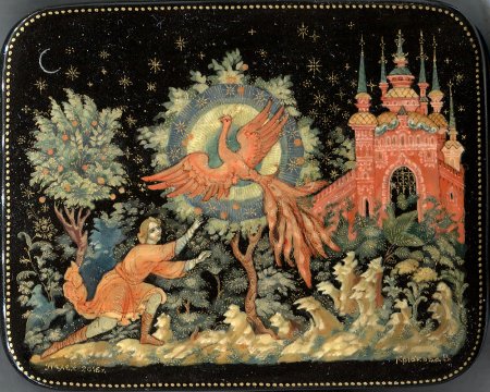 Птица Палех Мстера Холуй