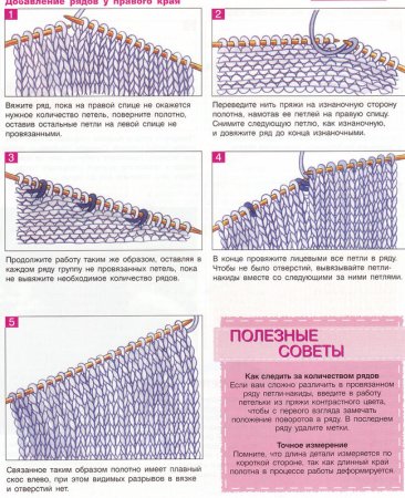 Вязание крючком ровный край