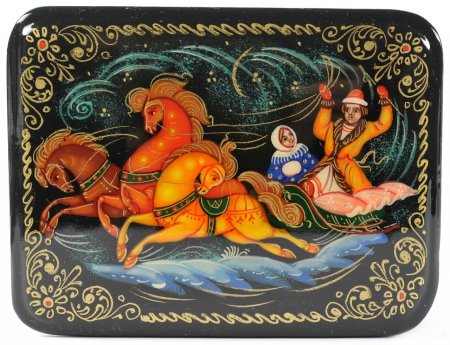 Палехская миниатюра Жар птица