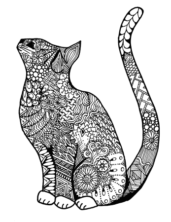 Орнамент кот
