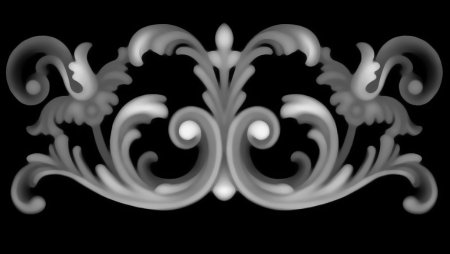 Орнамент Zbrush Alpha