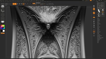 Орнамент Zbrush Alpha